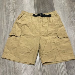 Timberland tan khaki swim suit shorts trunks large